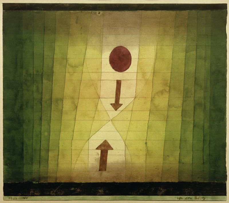 Paul Klee 'Before The Lightning' Archival Pigment Print Unframed photo furniture