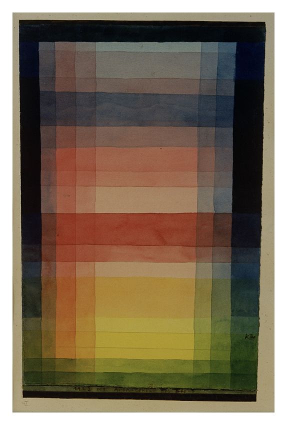 Paul Klee 'Architecture Of The Plane' Archival Pigment Print Unframed