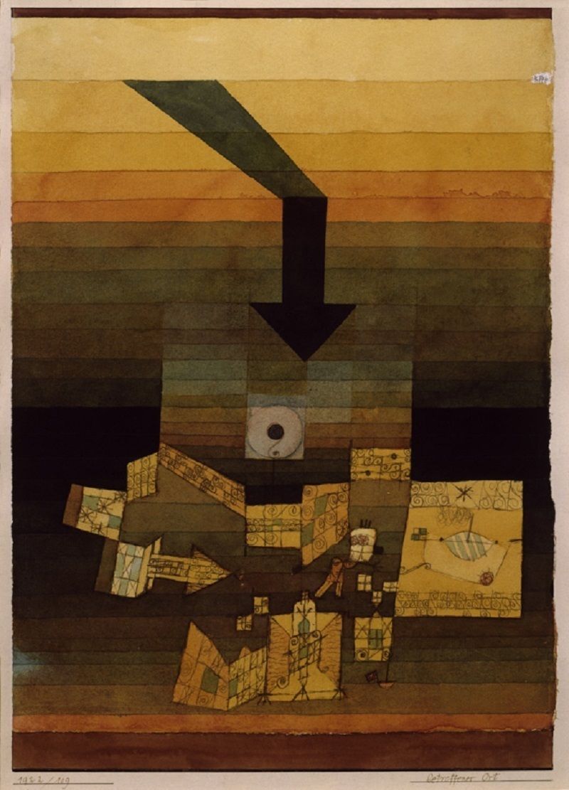 Paul Klee 'Affected Place' Archival Pigment Print Unframed photo furniture
