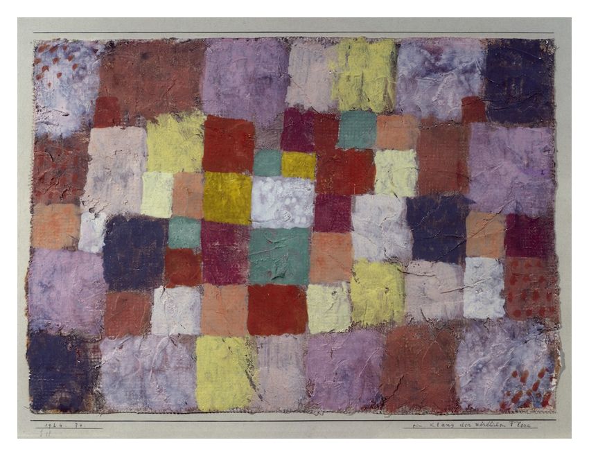 Paul Klee 'A Sound Of Northern Flora' Archival Pigment Print Unframed