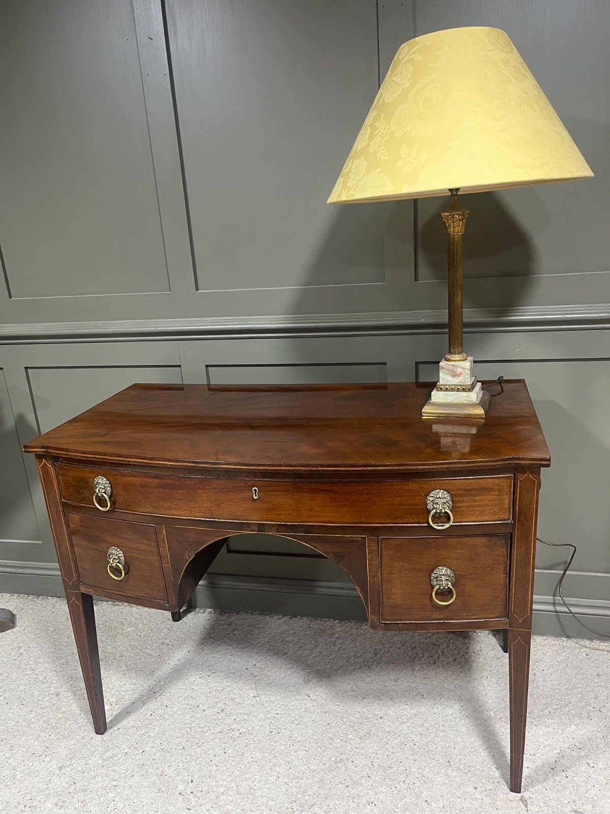 Georgian Desk Knee Hole Style Antique Desk Early 1800’s