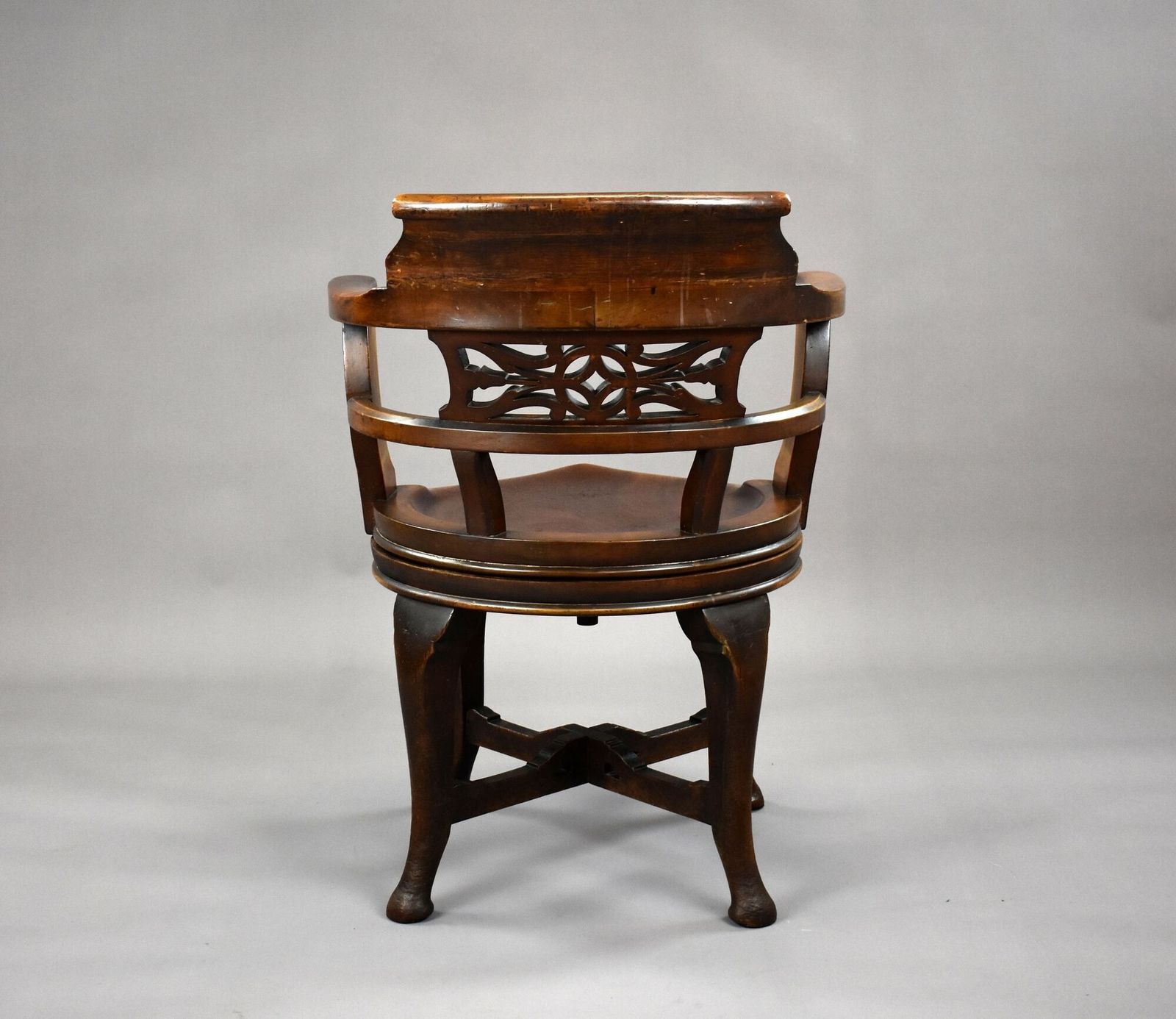 Edwardian Mahogany Desk Chair, 1900s photo vinterior