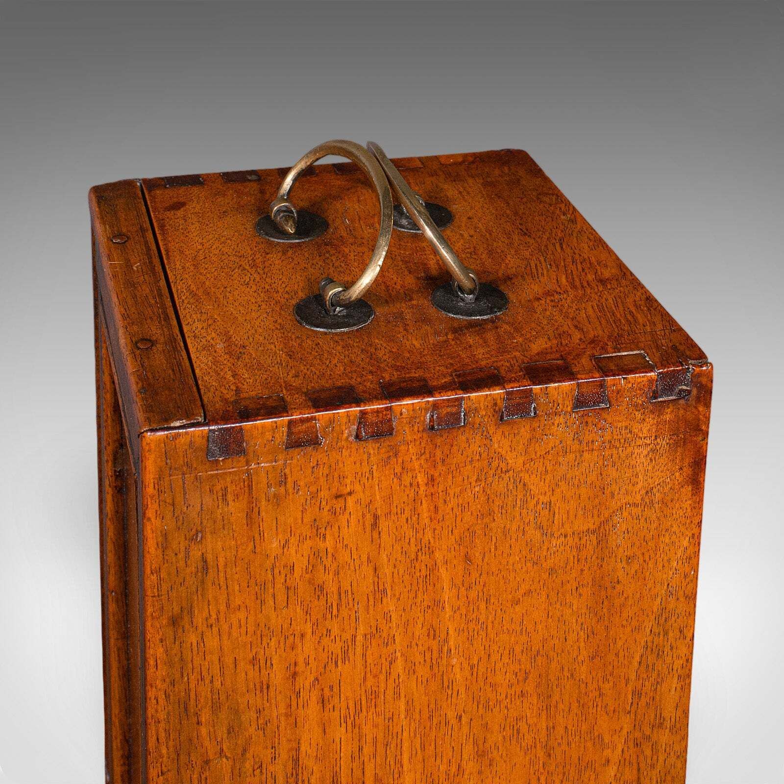 photo furniture Antique Wine Bottle Presentation Case, English, Champagne Magnum Box, Regency