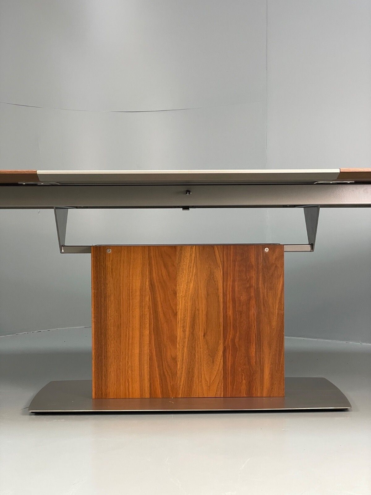 Modern Extending Dining Table By Bo Concept Walnut Effect photo vintage