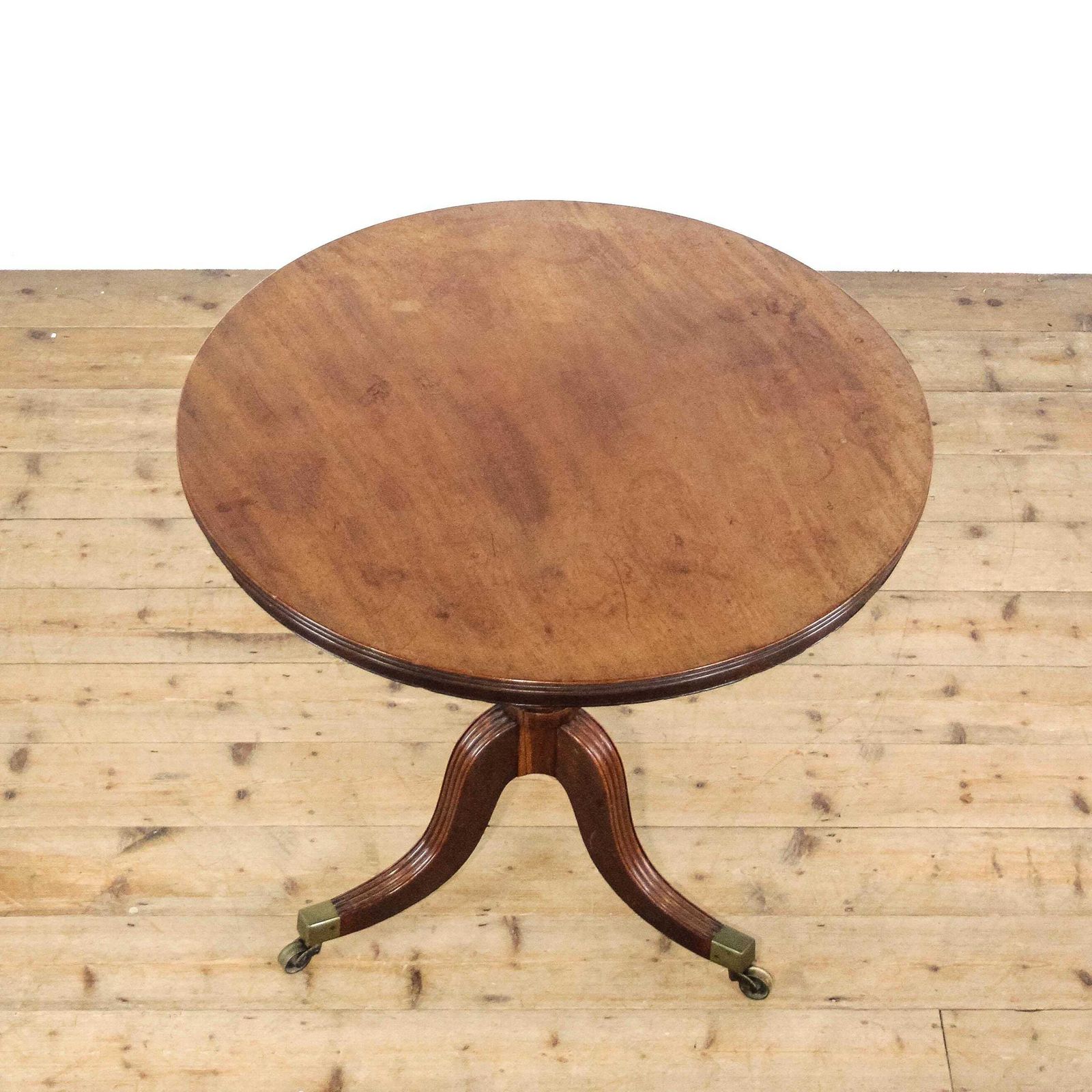 Antique 19th Century Mahogany Tilt Top Pillar Table | Mahogany Table | Tripod Table | Antique Table | Georgian Antiques (M 6559) photo vinterior