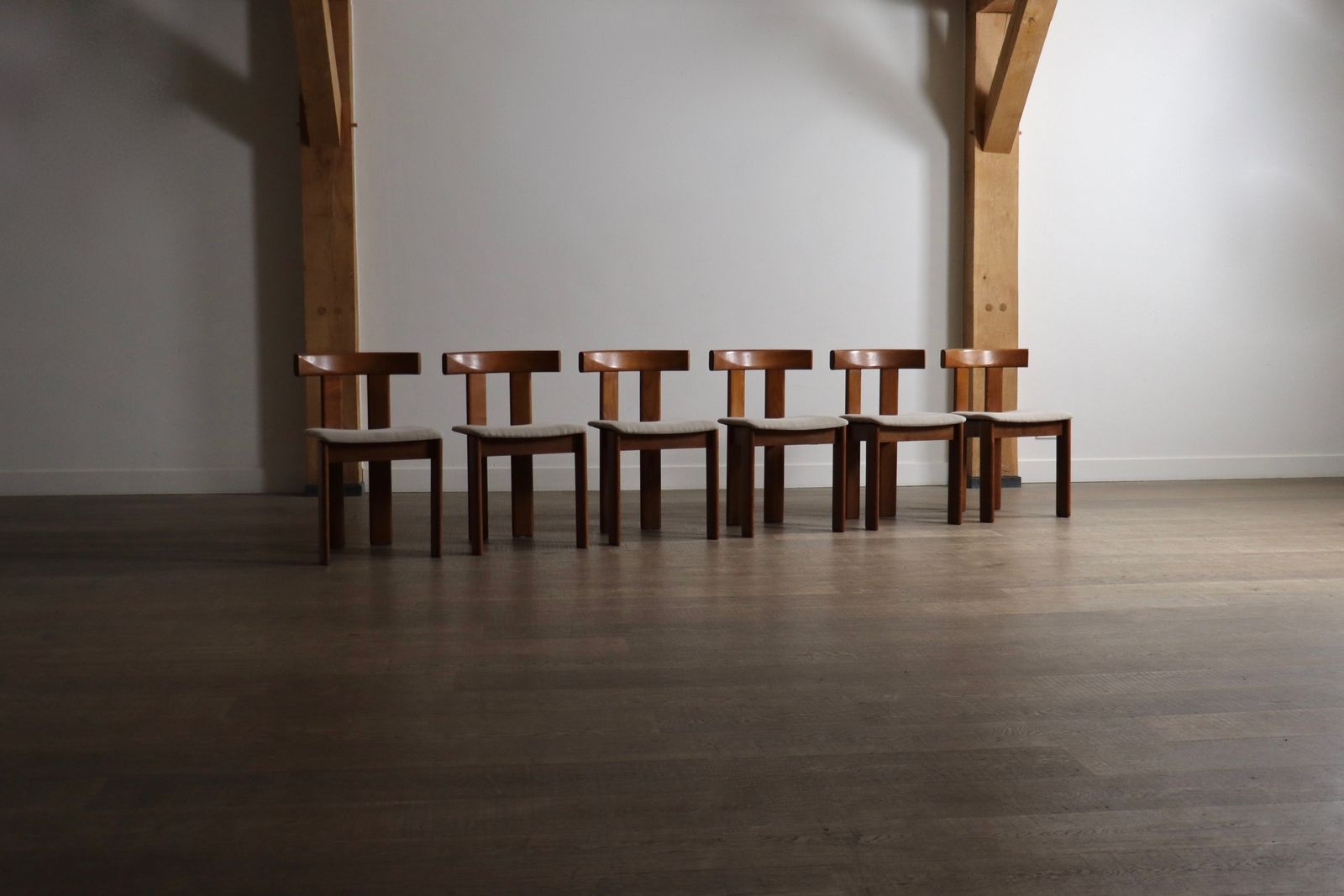 Set Van 6 Eetkamerstoelen Van Luigi Vaghi Voor Former, Italië, Ca. Jaren 1960 photo furniture