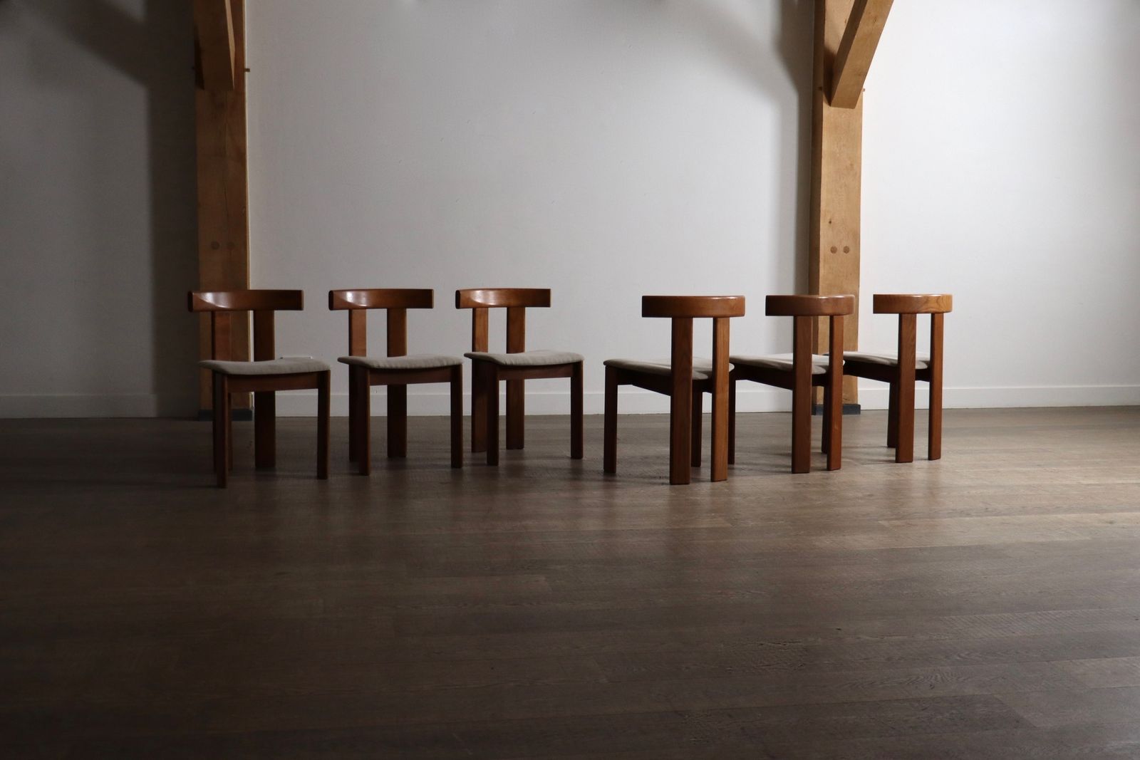 Set Of 6 Dining Chairs By Luigi Vaghi For Former, Italy 1960s photo Furniture