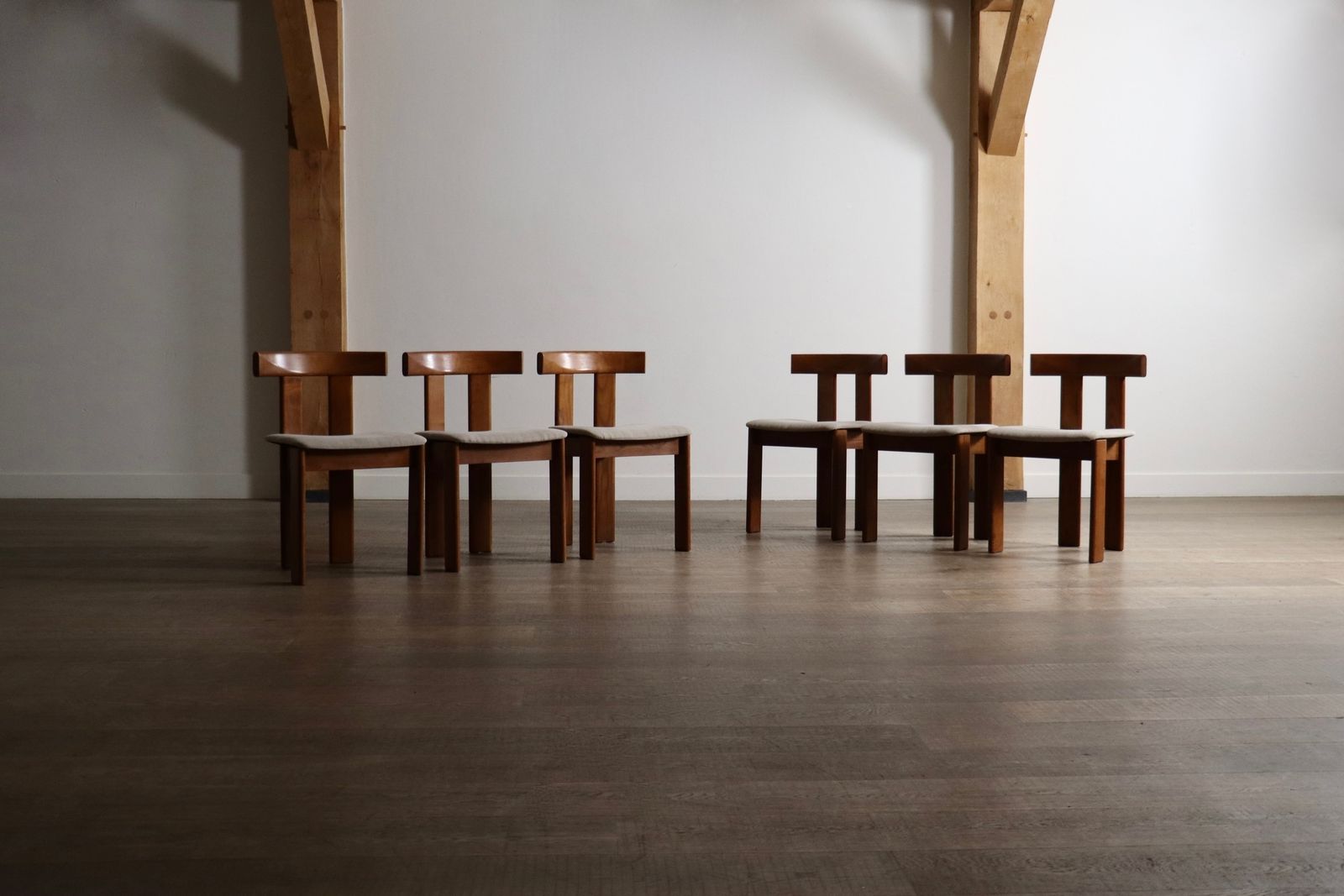 Set Of 6 Dining Chairs By Luigi Vaghi For Former, Italy 1960s photo vinterior