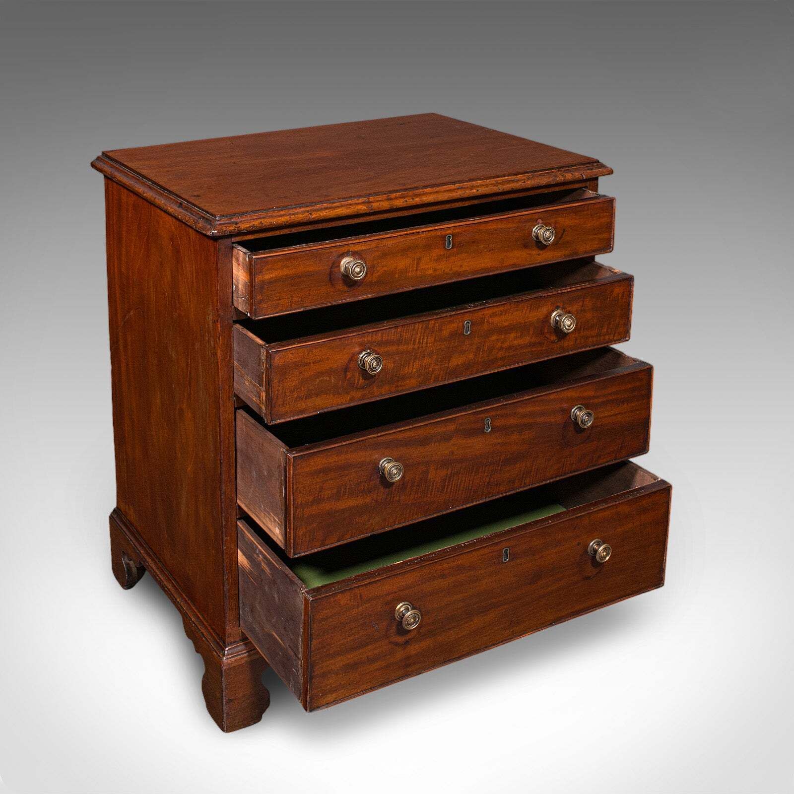 Antique Bachelor's Chest Of Drawers, English, Bedroom, Victorian, Circa 1870 photo furniture