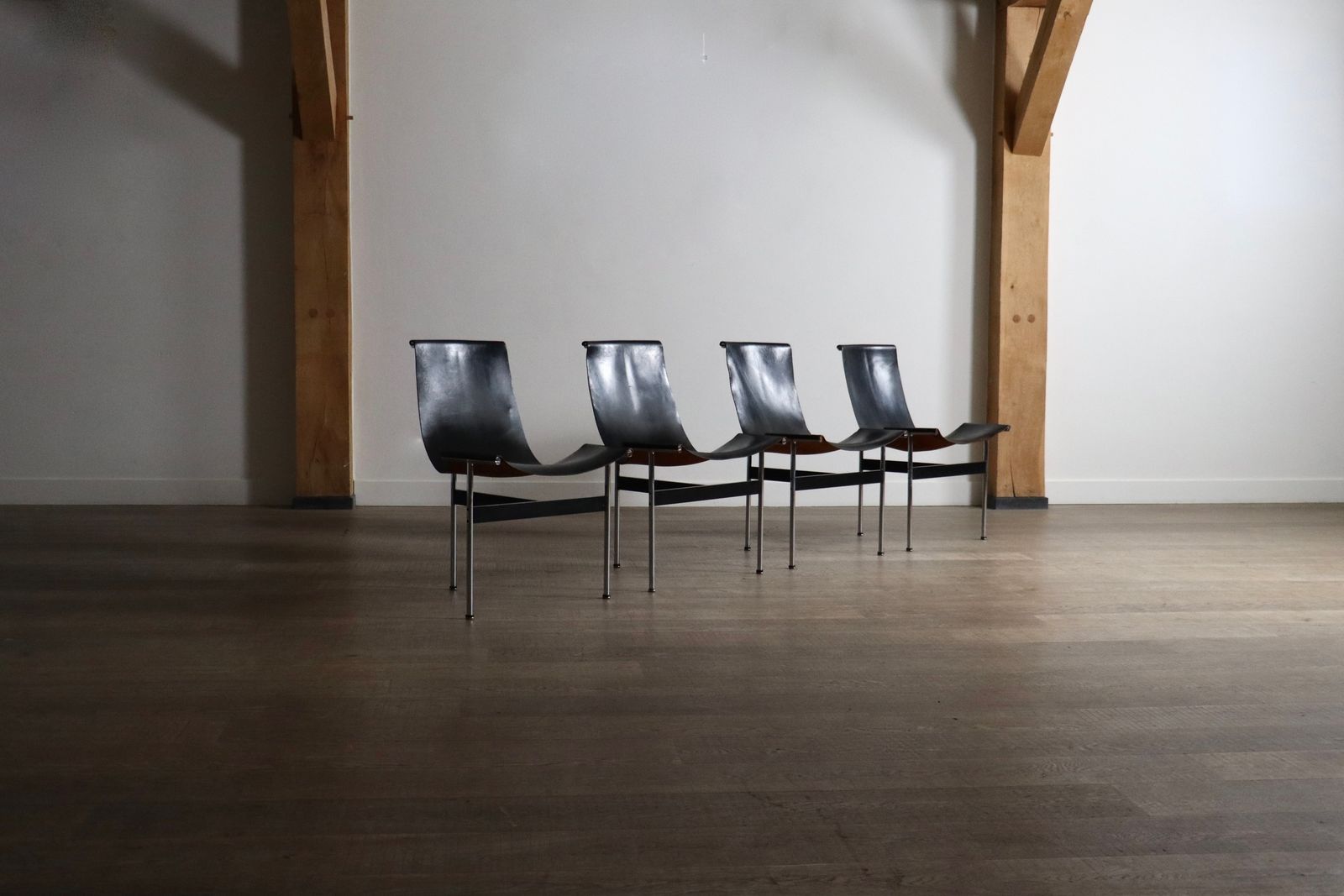 Katavolos, Kelley And Littell T Chairs For Icf De Padova, Italy 1952 Set Of 4 photo buy