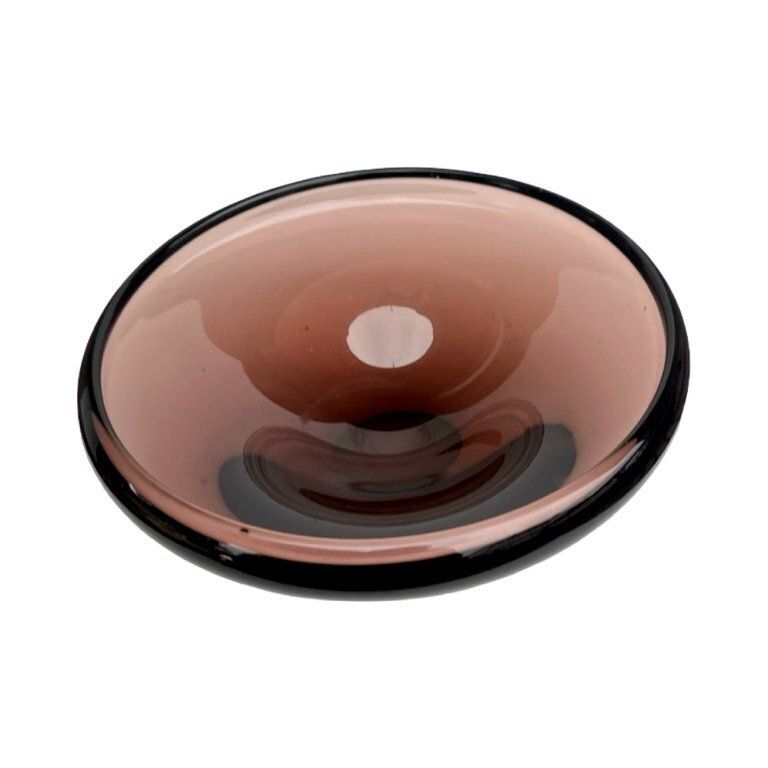 Ashtray, Decorative Bowl Designed By M. Klinger, železný Brod Glass, Czechoslovakia 1960s.