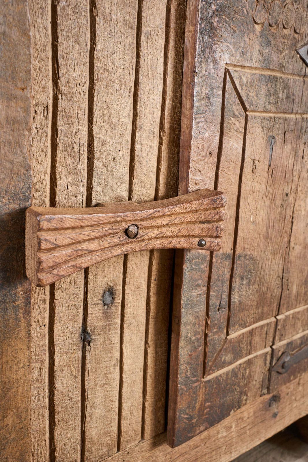 photo for sale 18th Century Spanish Pyrenean Folk Art Cupboard