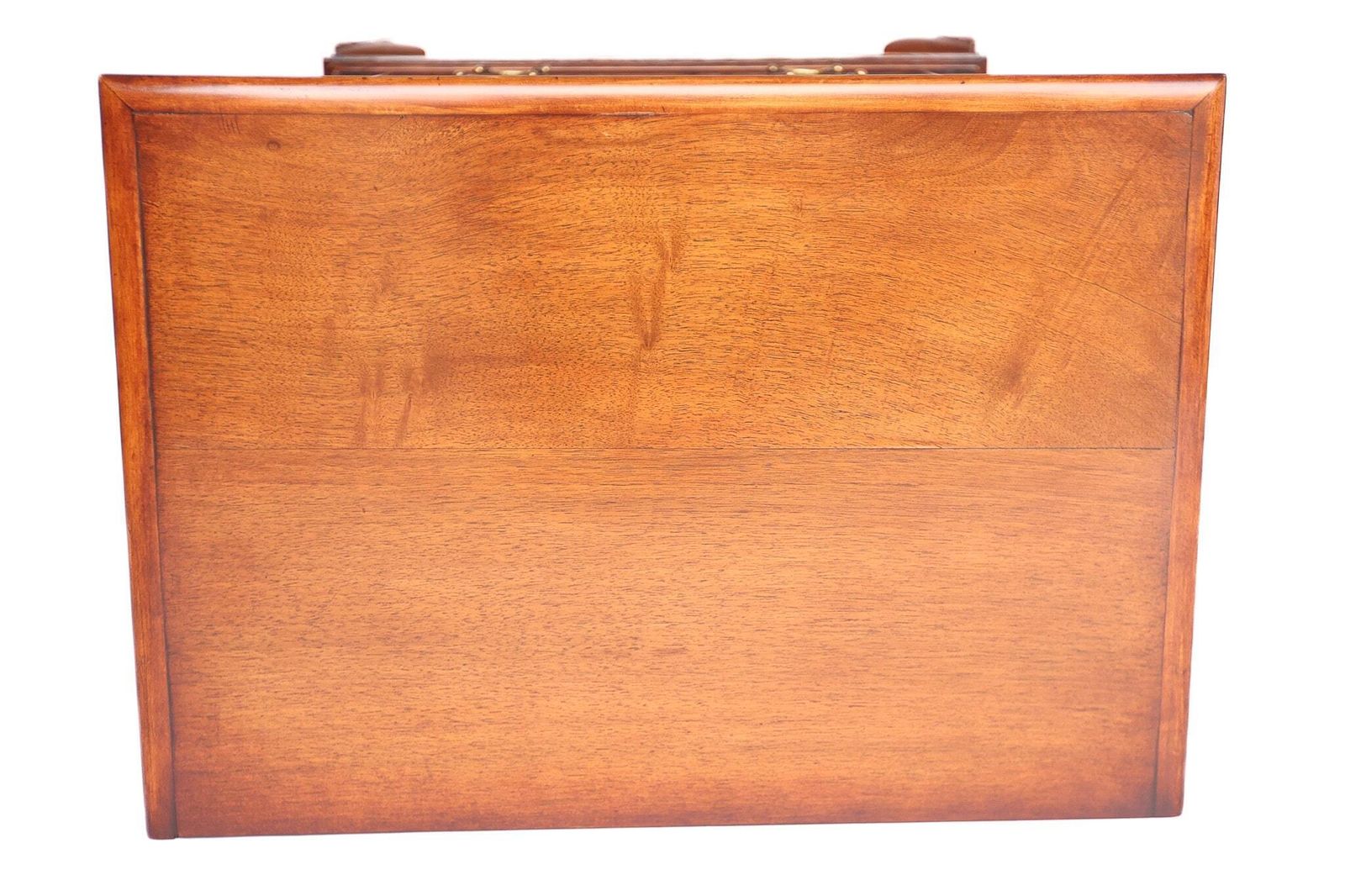 Queen Anne Style Burr Walnut 5 Drawer Chest Circa 1930s photo 450.0