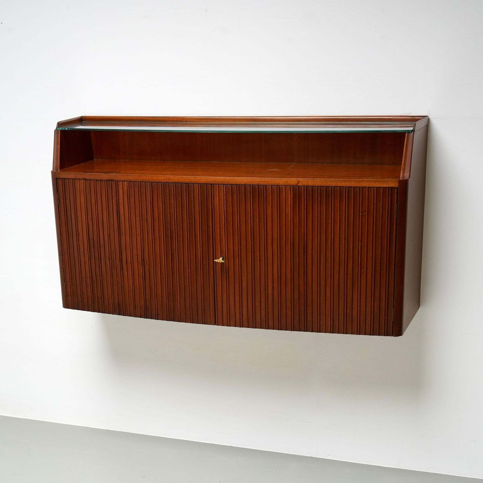 photo furniture Wall Mounted Credenza By Paolo Buffa For Serafino Arrighi, Italy, 1950's