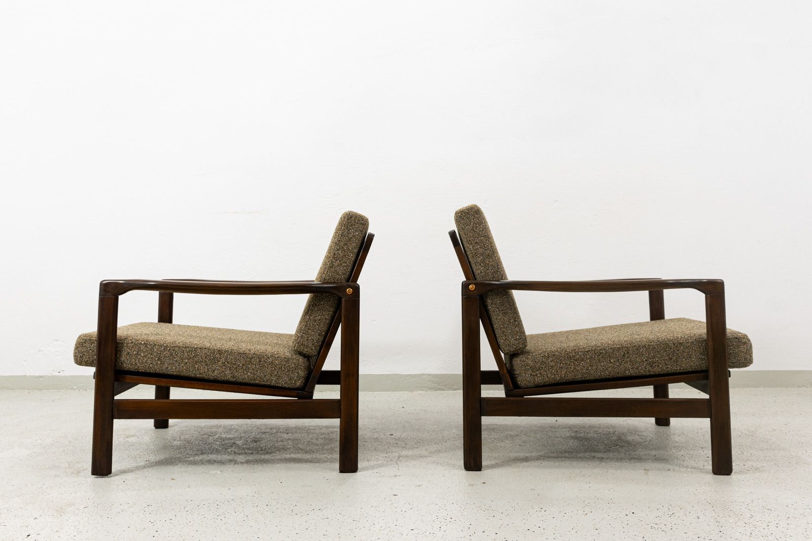 photo for sale Mid Century Armchairs By Zenon Bączyk, 1960's, Set Of 2