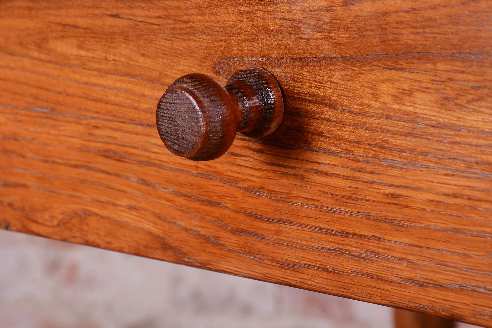 Furniture Restored Biedermeier Side Table, Ash, Elm, Revived Polish, Czech, 1810s photo
