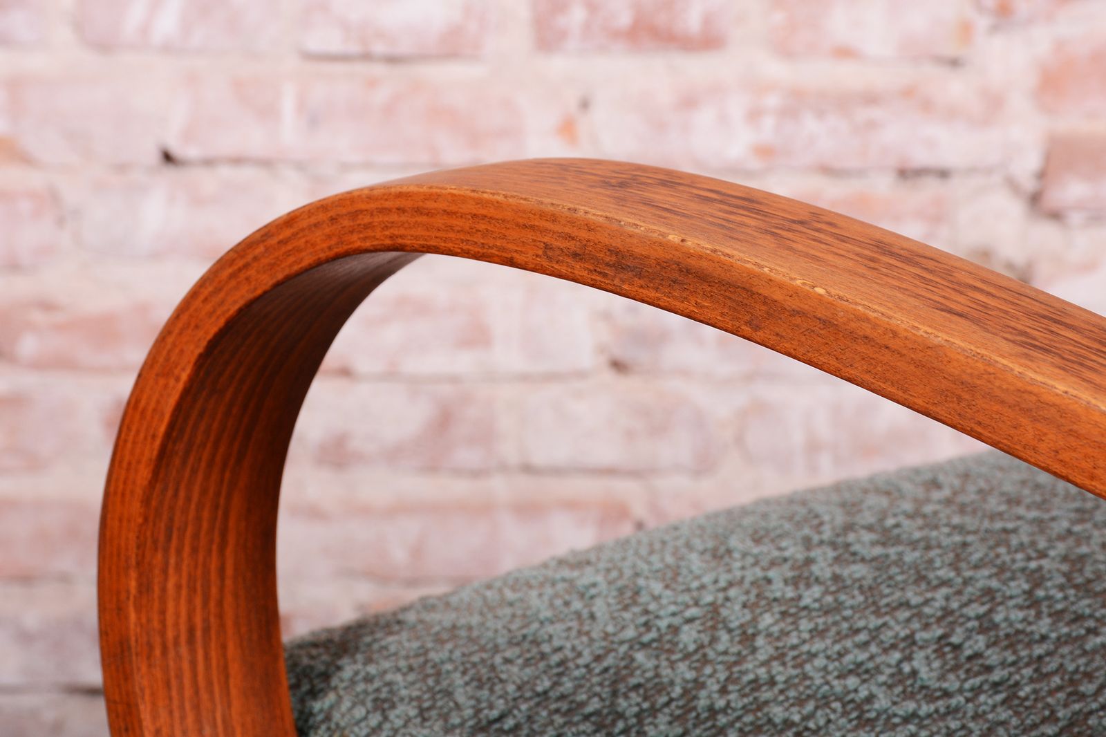 Pair Of Restored Art Deco Armchairs, Beech, Repolished, Czech, 1920s photo buy