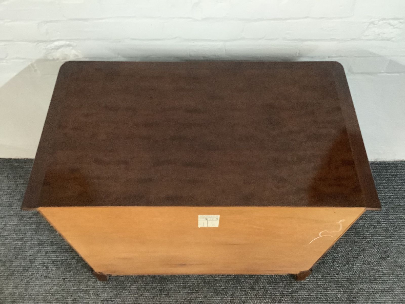photo vintage Stag Minstrel Chest Of Drawers. Designed By John & Sylvia Reid 1950s.