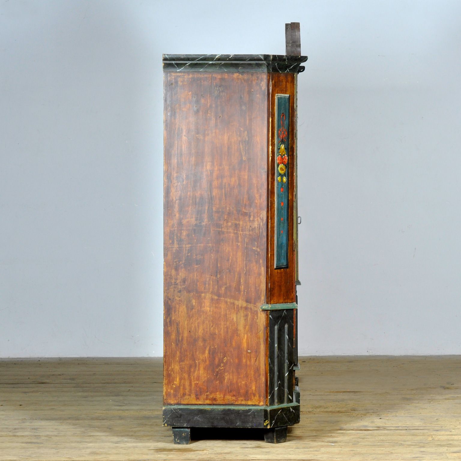 Furniture German Folk Art Wedding Chest, 1842 photo