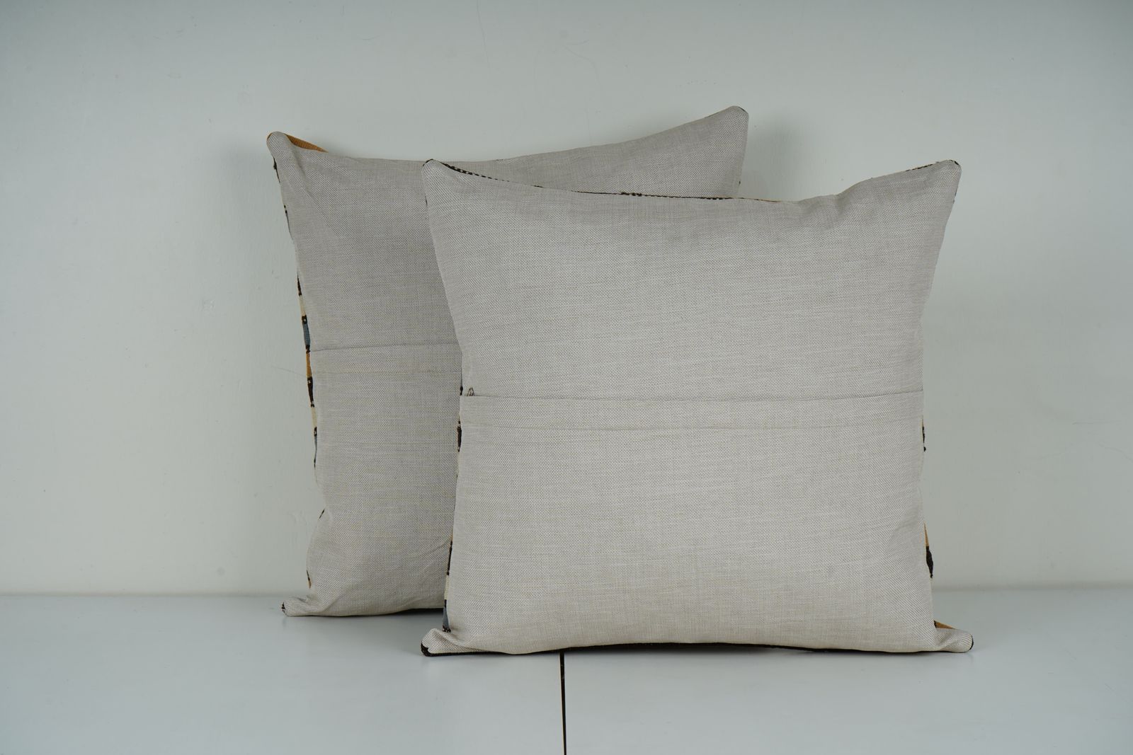 Striped Turkish Kilim Pillow Covers, Set Of 2  Cushions photo vinterior