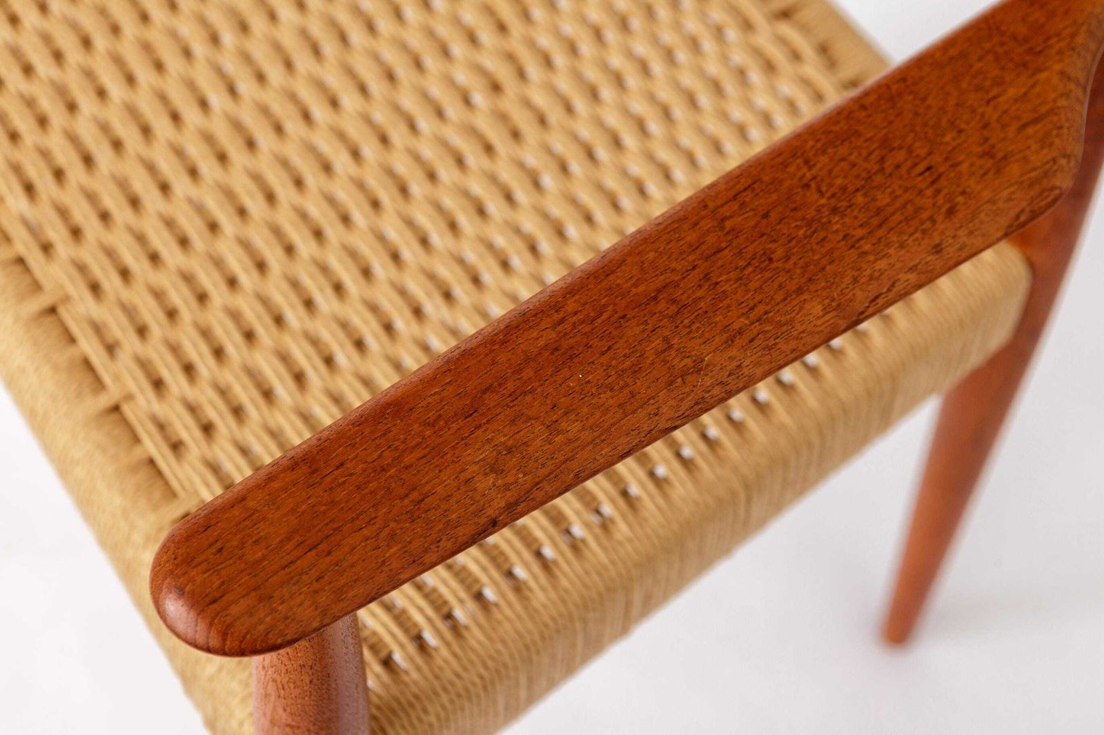 photo furniture Rare Danish Teak Armchair By Arne Hovmand Olsen For Mogens Kold, 1960s Vintage