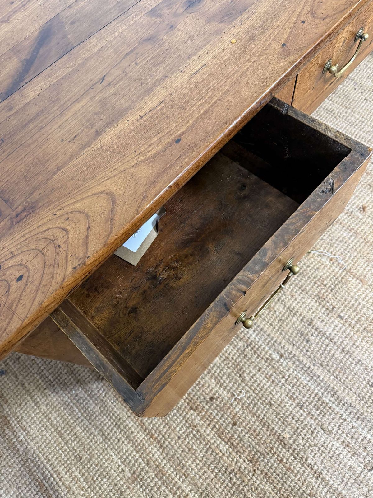 photo furniture Cherrywood And Ash 3 Drawer Dresser Base / Server