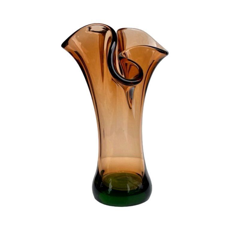 Hana Machovská Vase, Borocrystal Nový Bor, Czechoslovakia, 1970s, Art Glass photo furniture