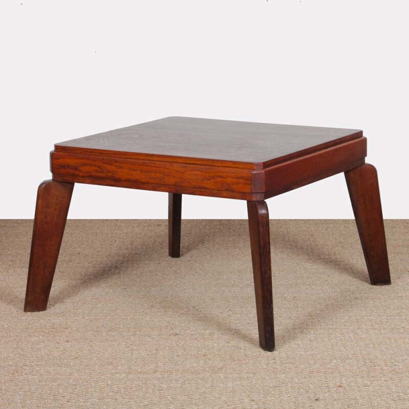 Oak Coffee Table, French Craftsmanship From The 1950s