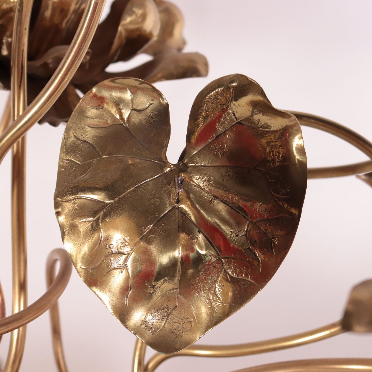 Pair Of Sculptures Maison Jensen Style Brass France 1970s photo buy