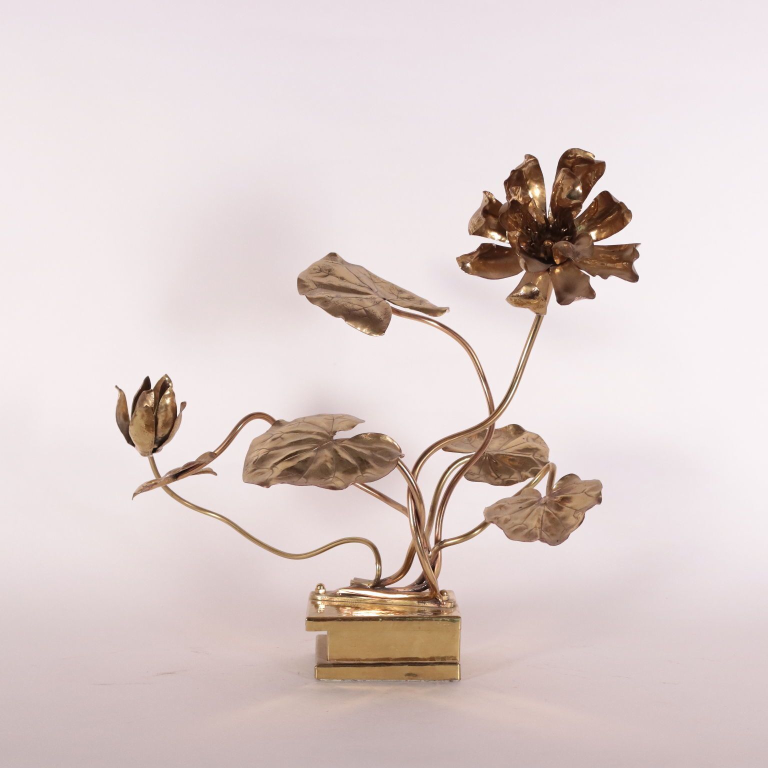 photo vinterior Pair Of Sculptures Maison Jensen Style Brass France 1970s