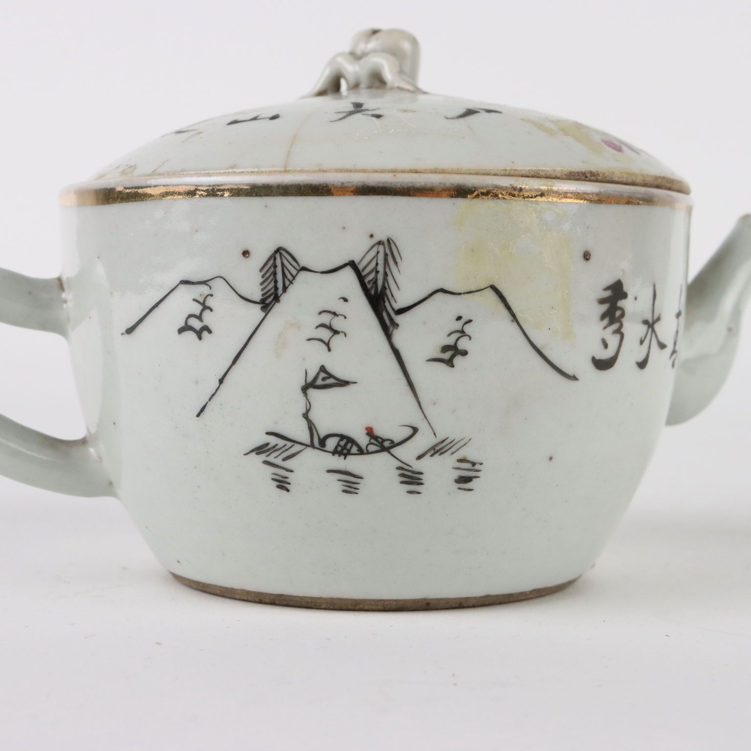Teapot Porcelain China XIX Century photo buy