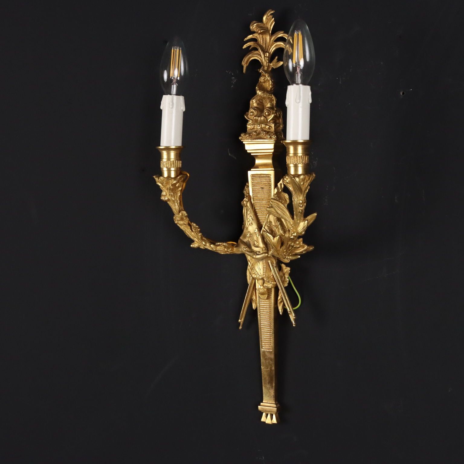 photo furniture Pair Of Wall Lamps Neoclassical Style XX Century Chandeliers