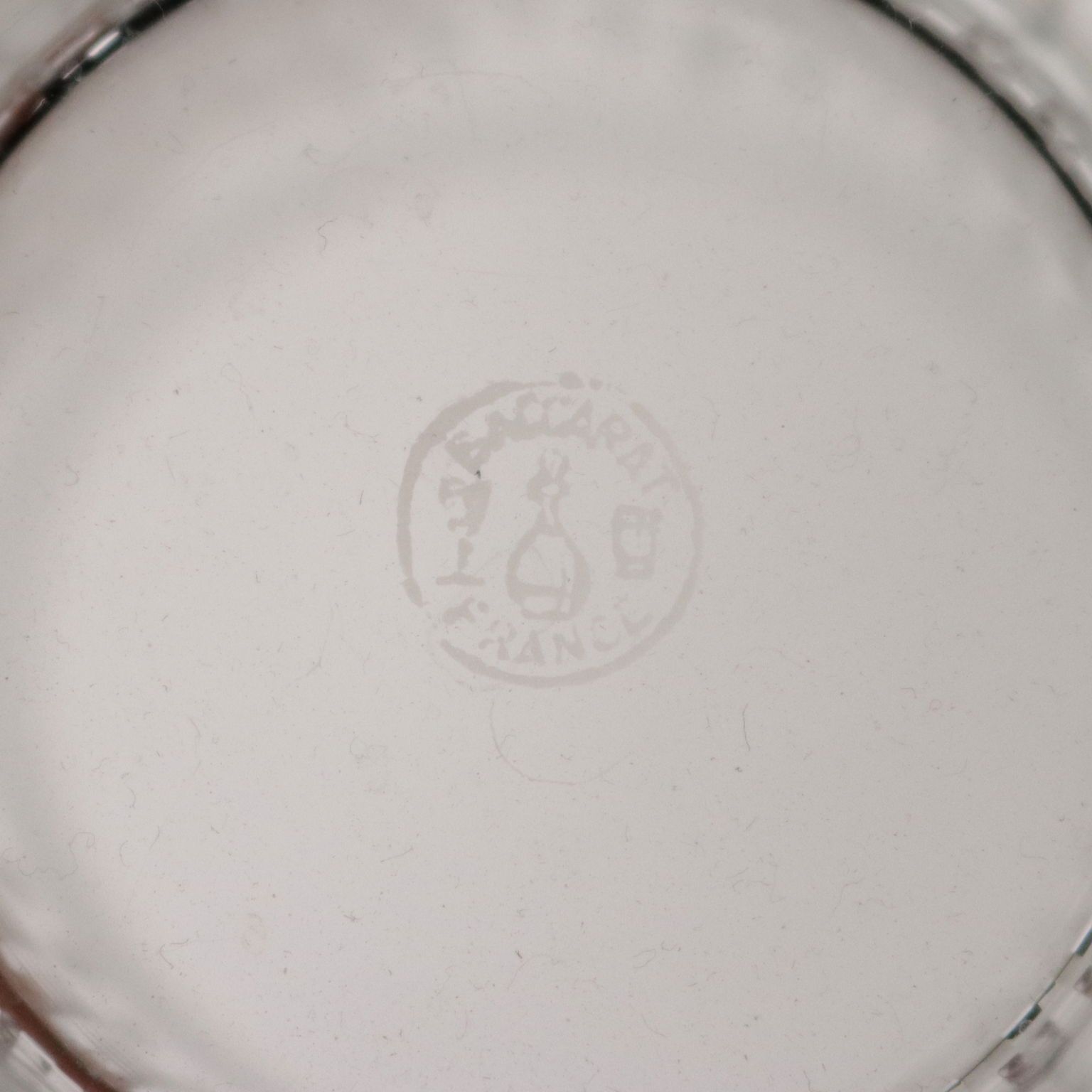 Antique Glasses Set Baccarat Crystal Nancy France XX Century photo vinterior