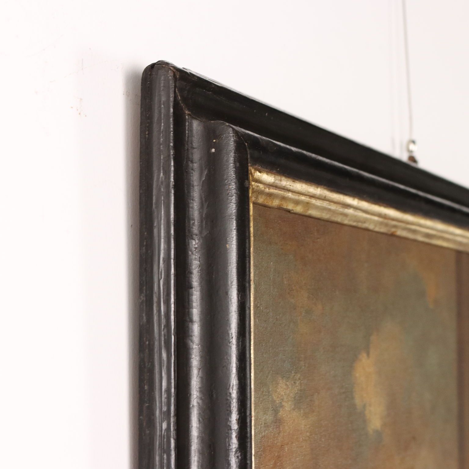 photo for sale The Holy Family With Saints Antique Painting XVII XVIII Century