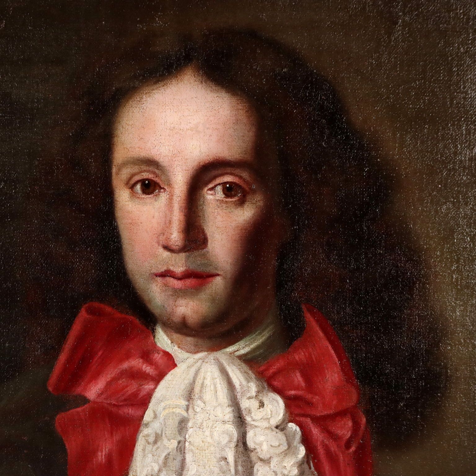 Antique Painting Male Portrait In The Style Of Jakob Ferdinand Voet photo for sale