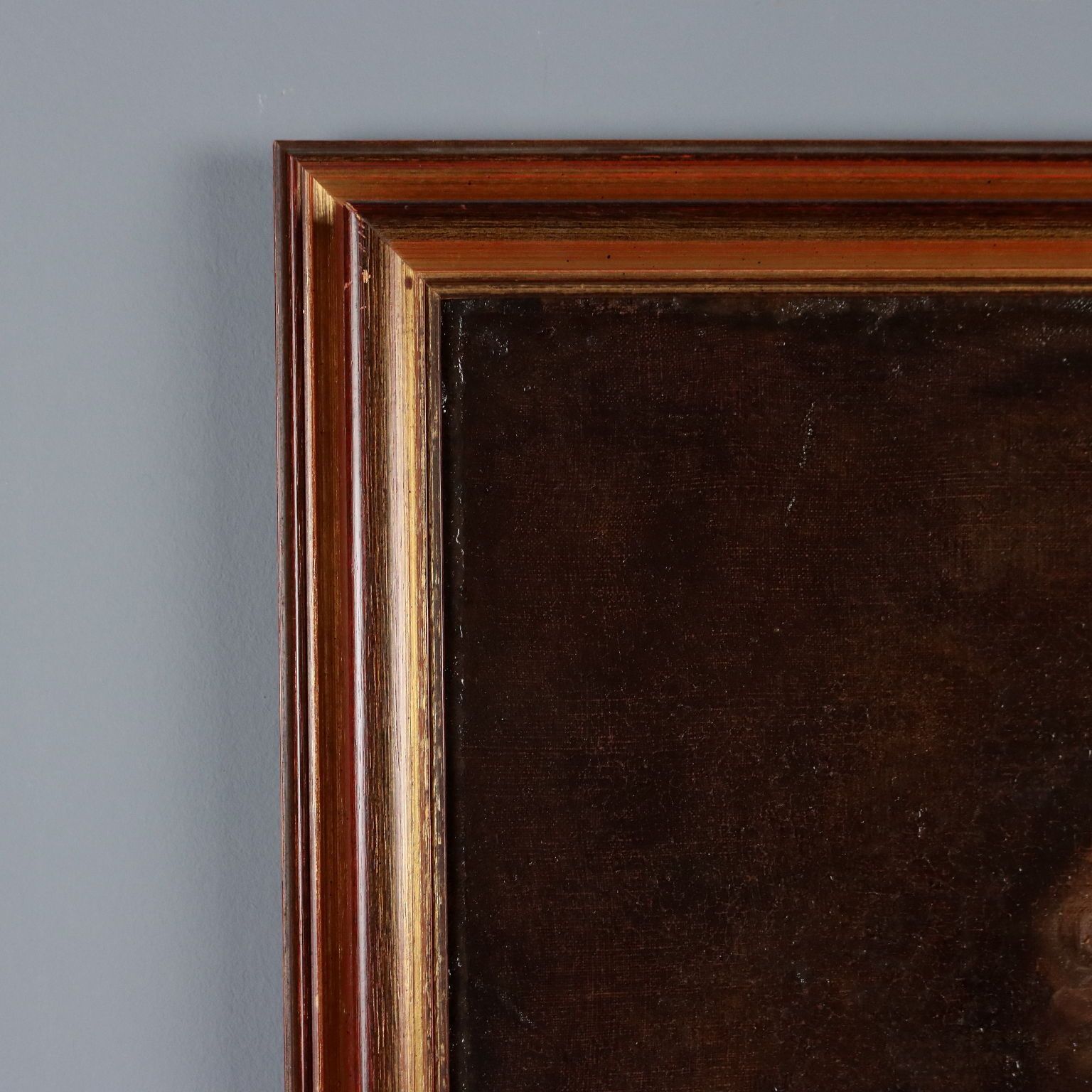 Antique Painting Female Portrait In The Style Of Jakob Ferdinand Voet photo vintage