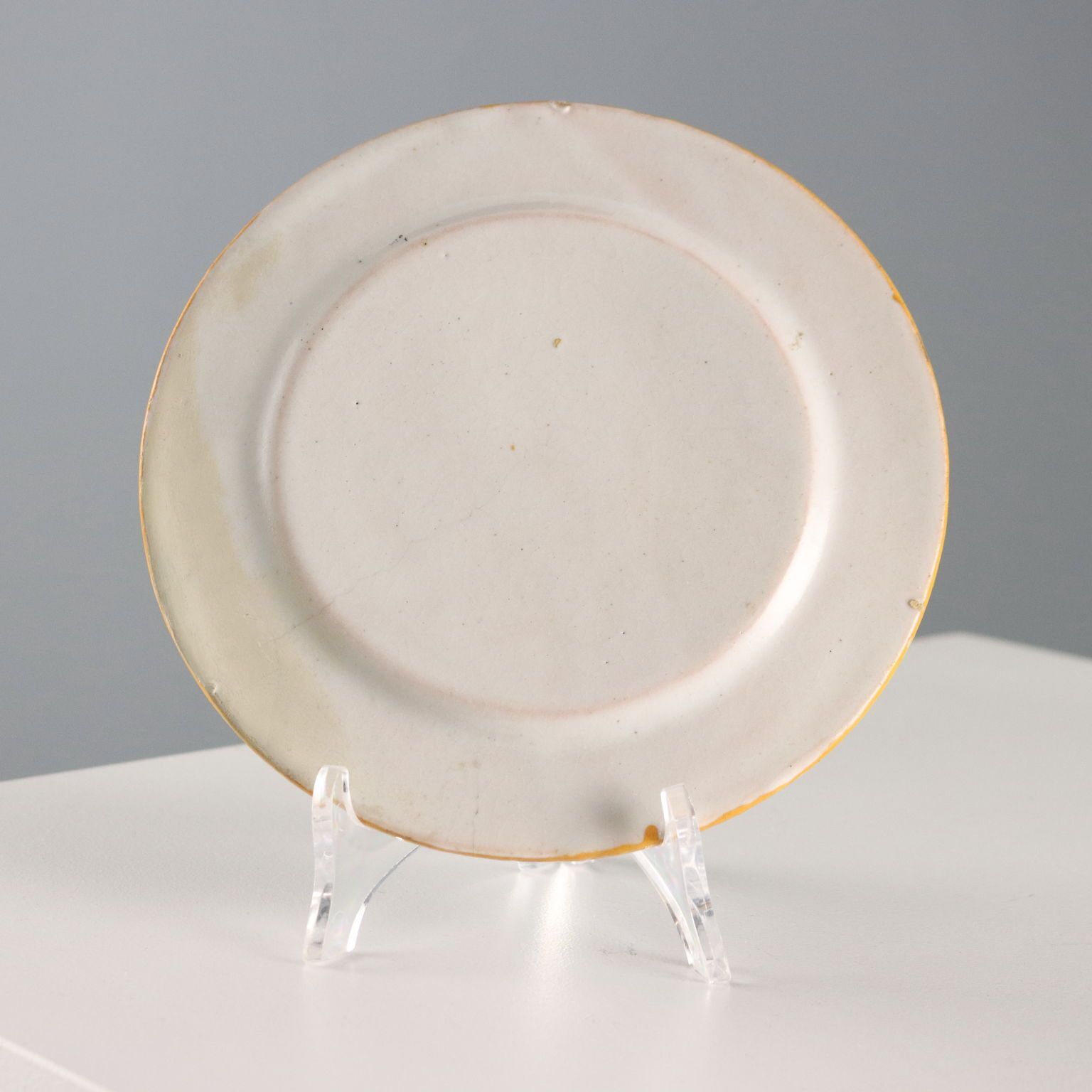 Antique Saucer Majolica Manifattura Castelli D'abruzzo XIX Century photo vinterior