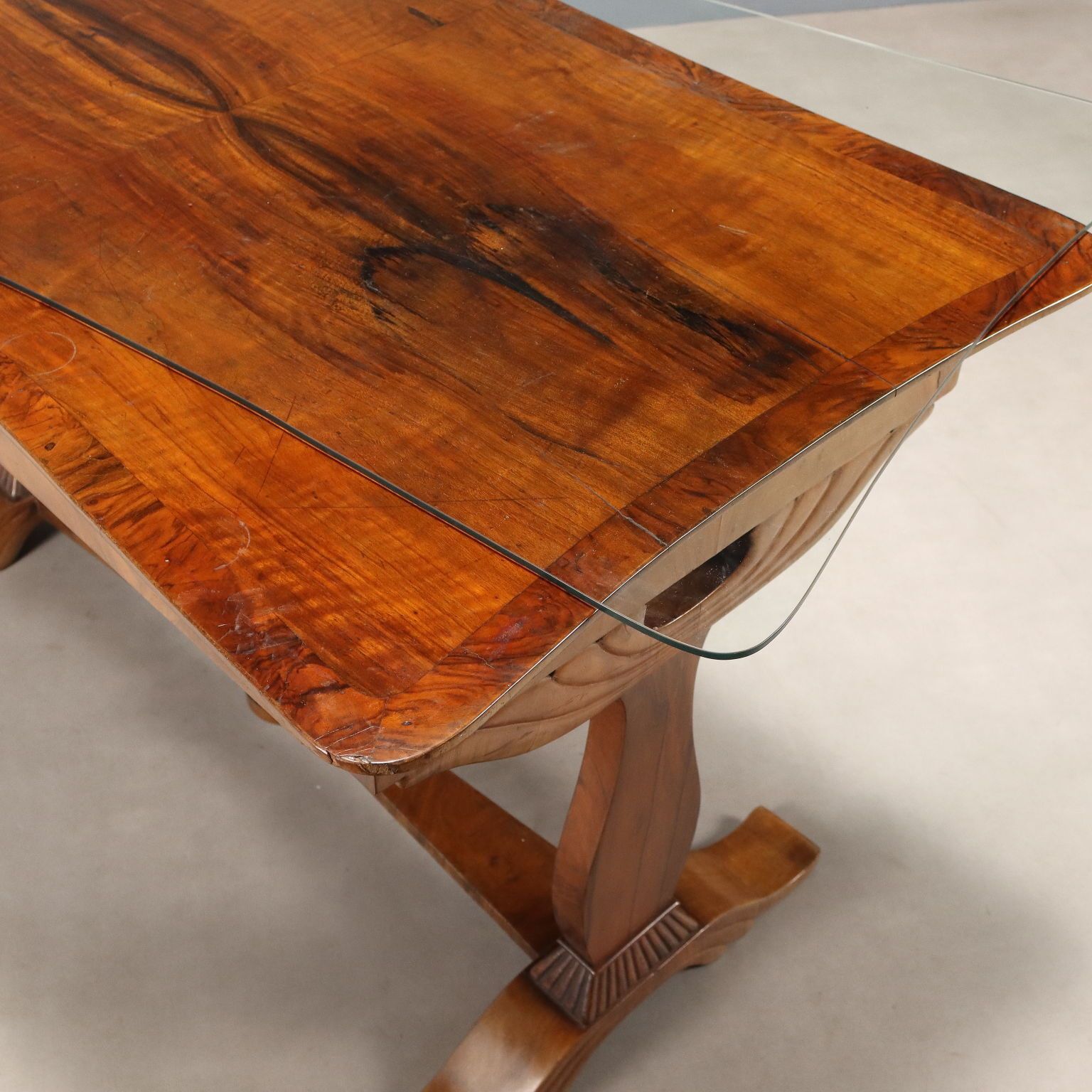 photo for sale Antique Biedermeier Desk Walnut Austria Mid XIX Century