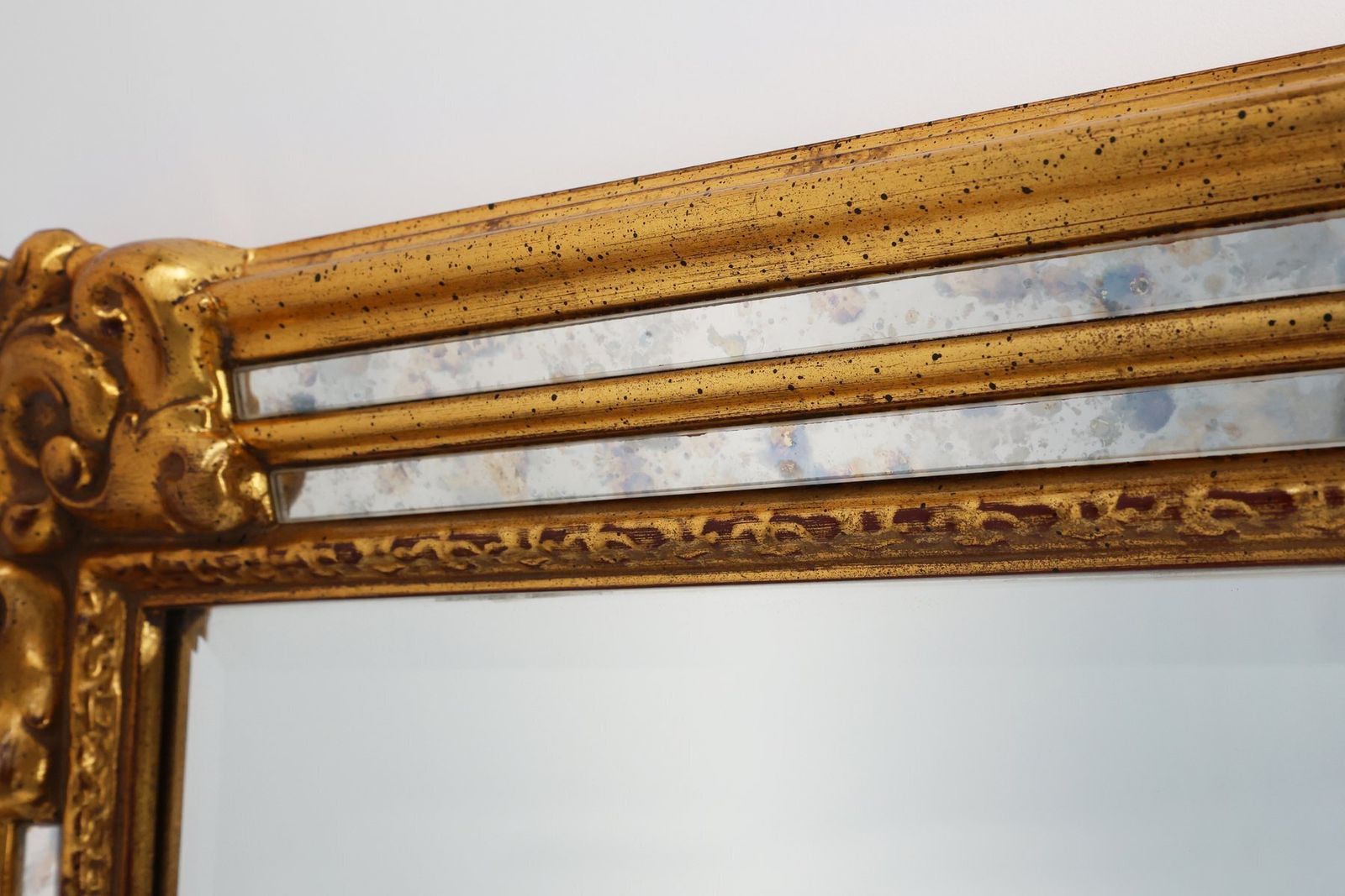 Large 20th Century Baroque Wall Mirror From Deknudt, Belgium, 1950s photo buy