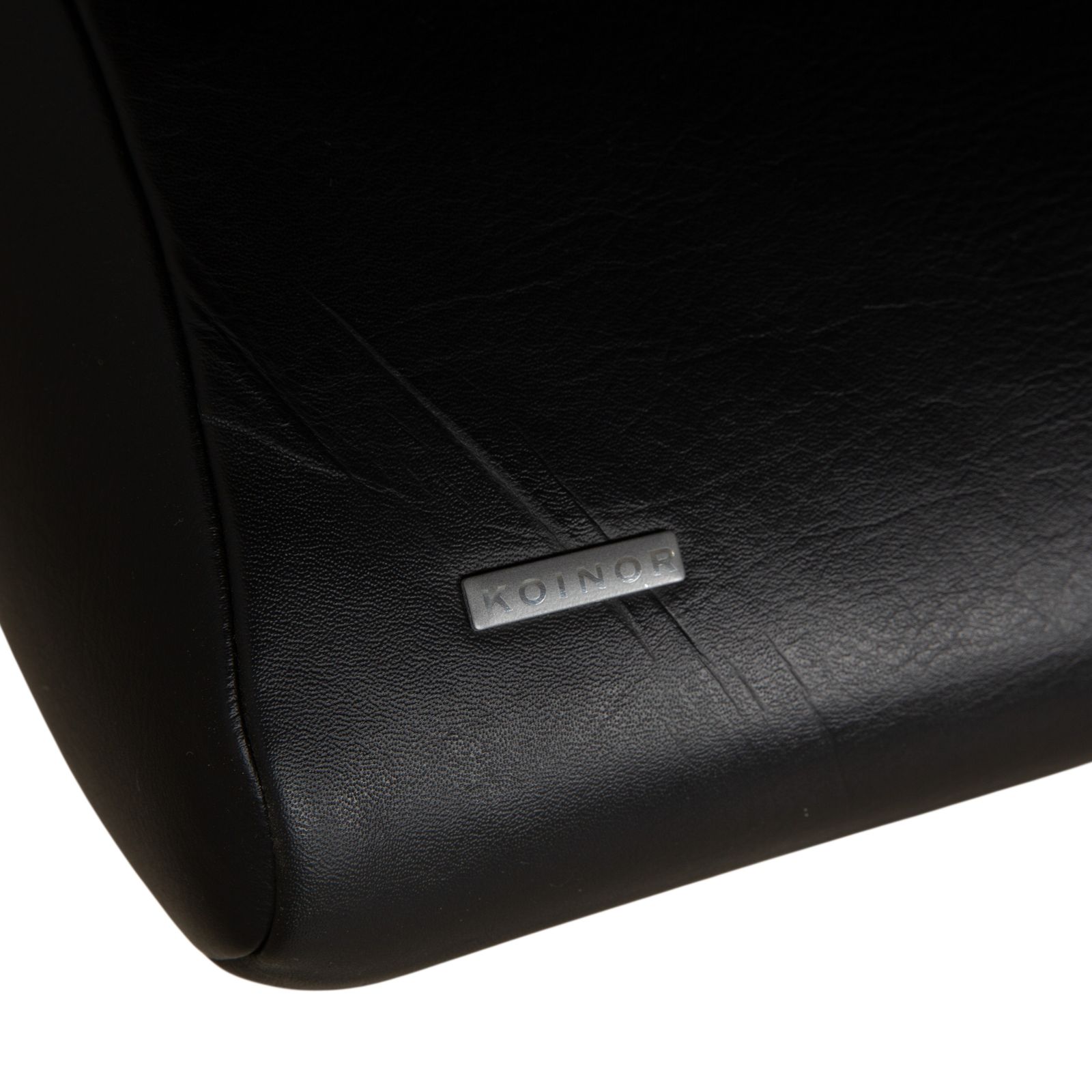 photo for sale Koinor Rossini Two Seater Leather Sofa Black Manual Function