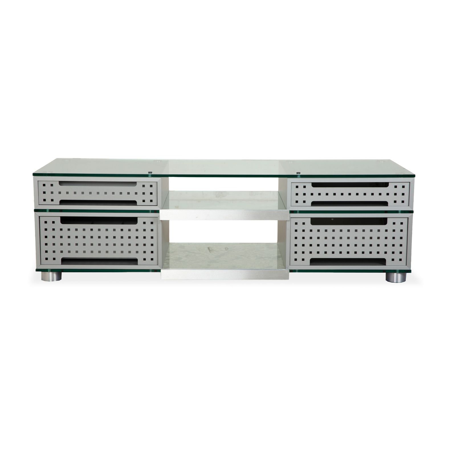 Mobilier Buffet Spectral CL 1552 en verre noir photo