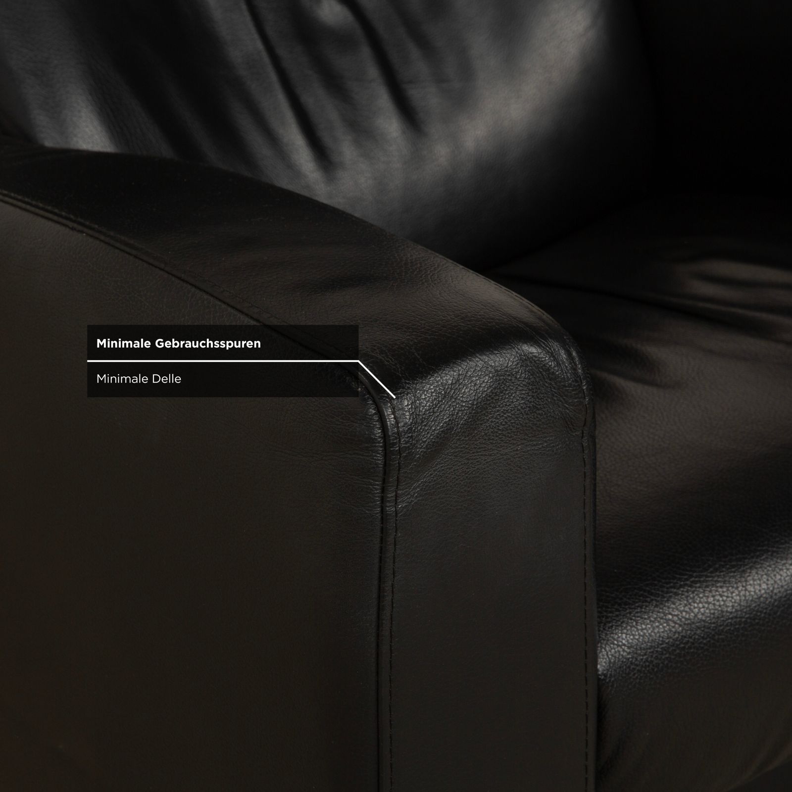 photo for sale Fauteuil relax Stressless Arion en cuir noir, fonction manuelle