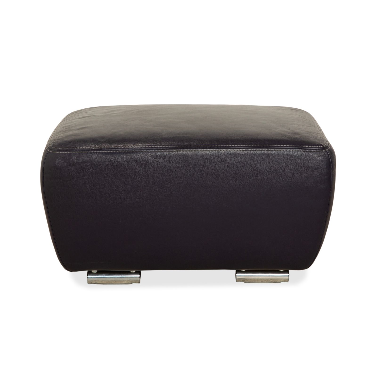 Tabouret Koinor Avanti en cuir violet aubergine photo buy