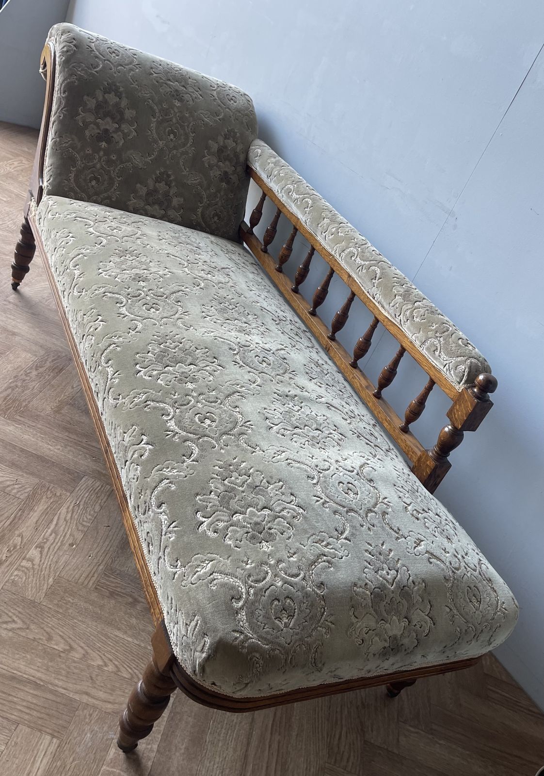 photo furniture Vintage Antique Edwardian Rare Chaise Longue Daybed Couch