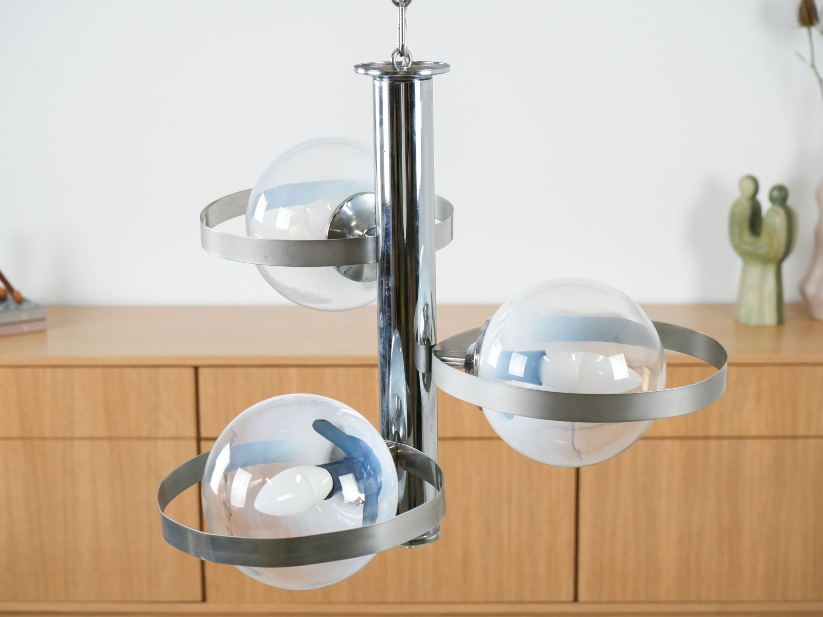 Pendant Lamp, Space Age, 1970s, Manufactured In Italy photo Lighting