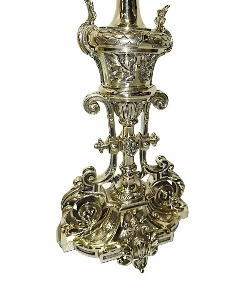 photo furniture A Very Rare Large 19th Century French Bronze Clock Garniture Set Fully Restored And Polished