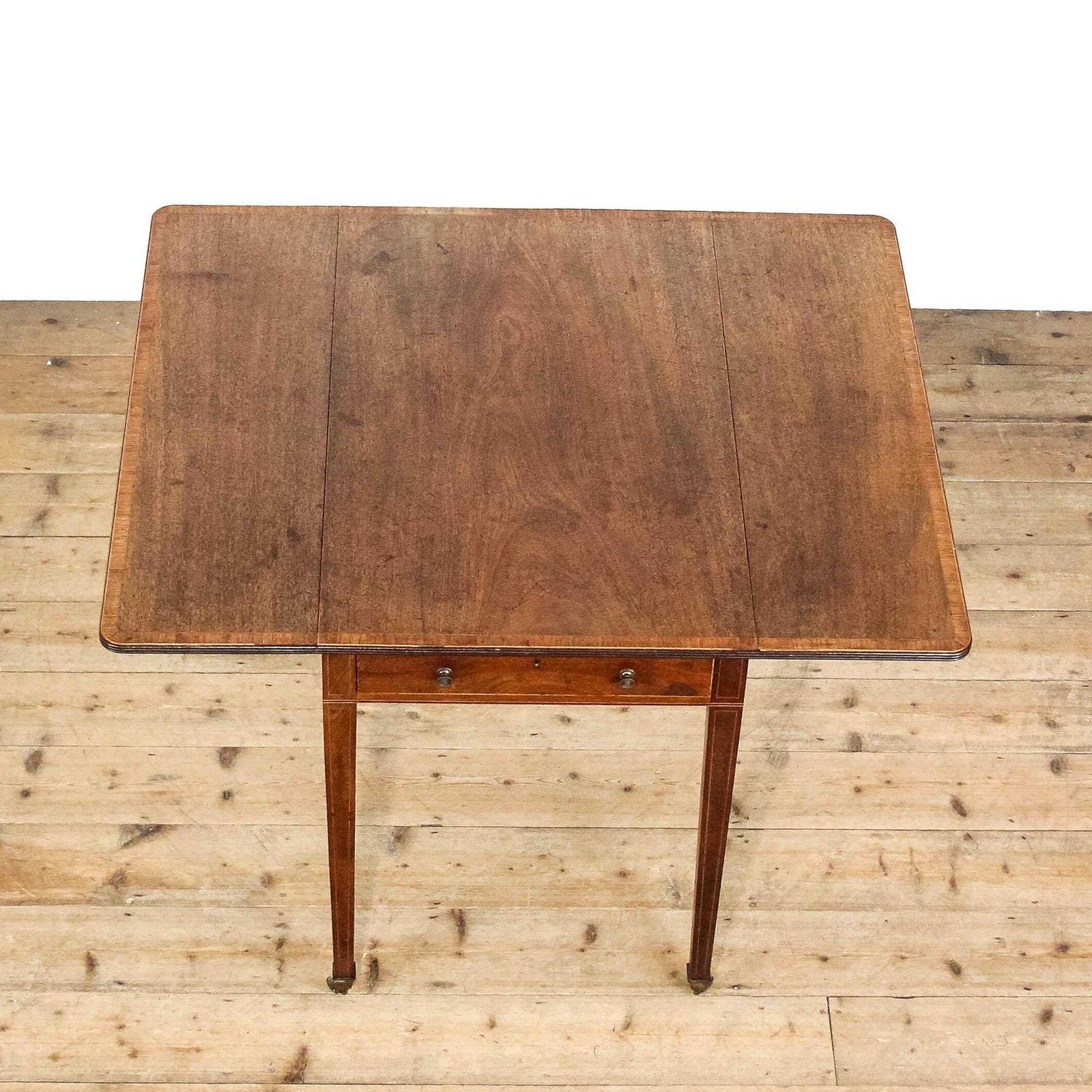 photo for sale Antique Mahogany George III Pembroke Dining Table | Drop Leaf Table | Victorian Table | Antique Furniture | Table | Antique