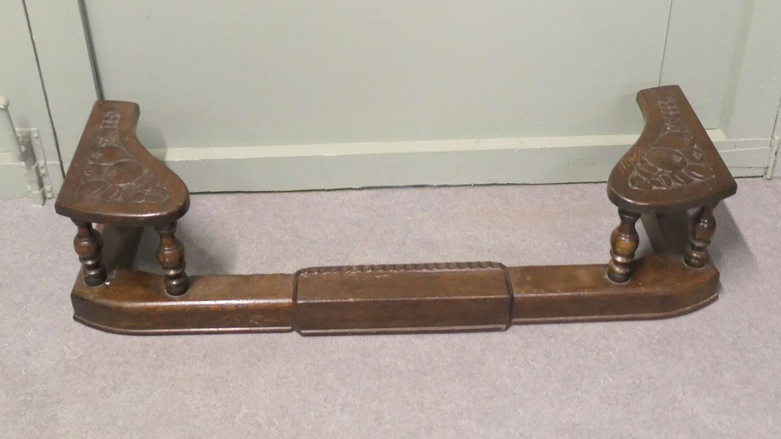 Arts And Crafts Carved Club Fender, Adjustable photo for sale
