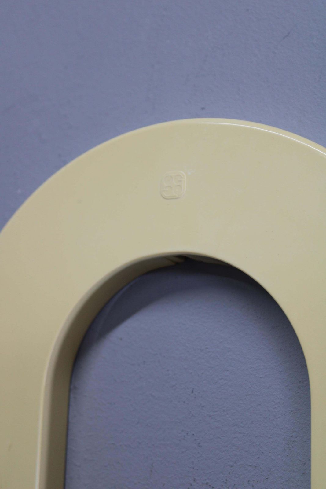 Mid Century Guzzini Plastic Bathroom Shelf, Italy, 1970s photo vintage