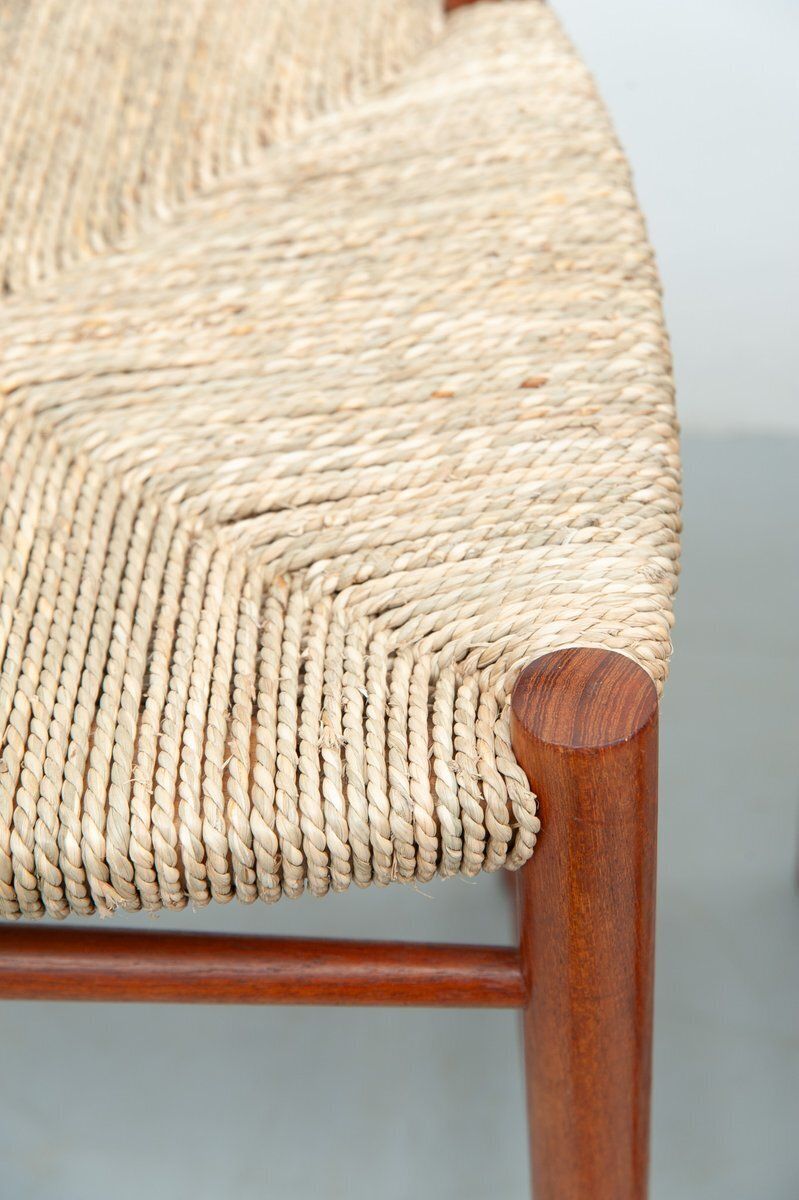 photo for sale Vintage Teak Dining Chairs By Peter Hvidt And Orla Mølgaard Nielsen For Søborg Møbelfabrik, 1950s, Set Of 4